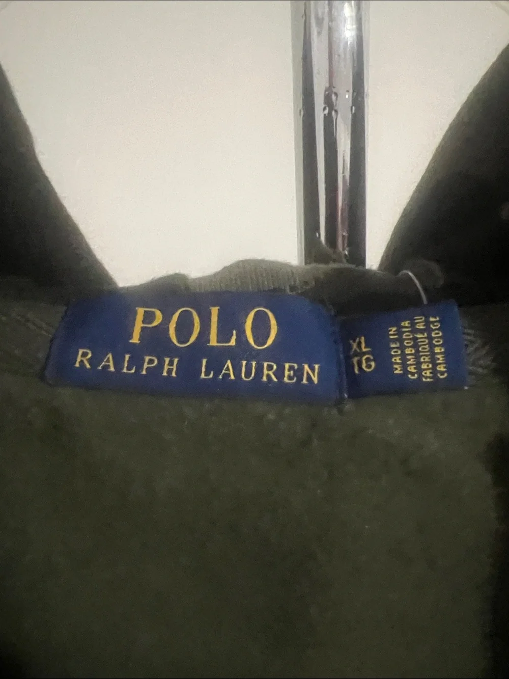 Polo by Ralph Lauren Olive & Black Camo Full Zip Sweatshirt Hoodie